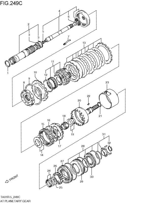 at - plastic material re-gear