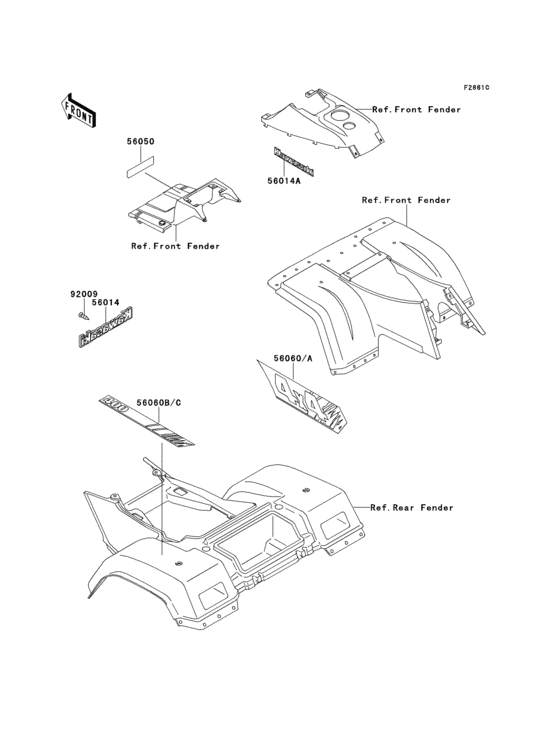 Decals(gray)(klf400-b2)