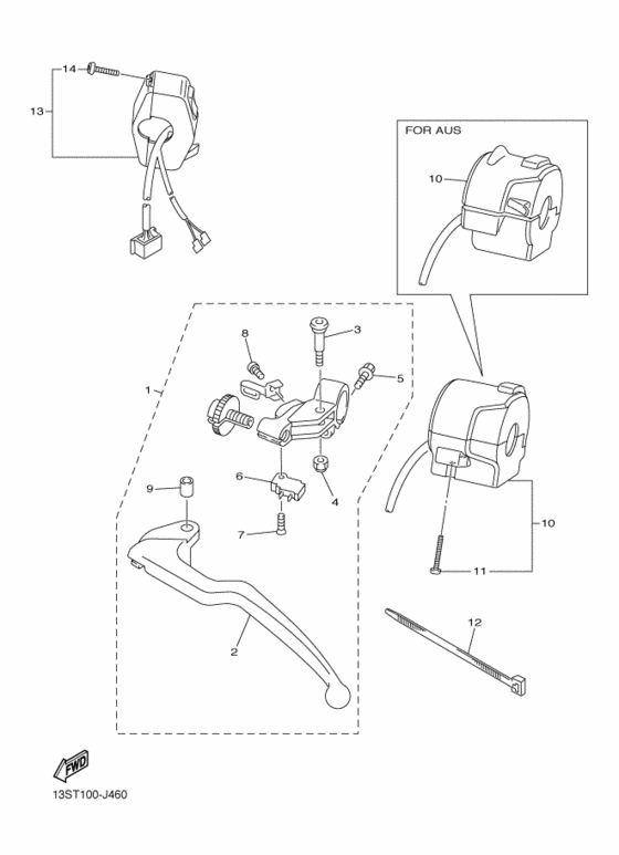 Handle switch & lever