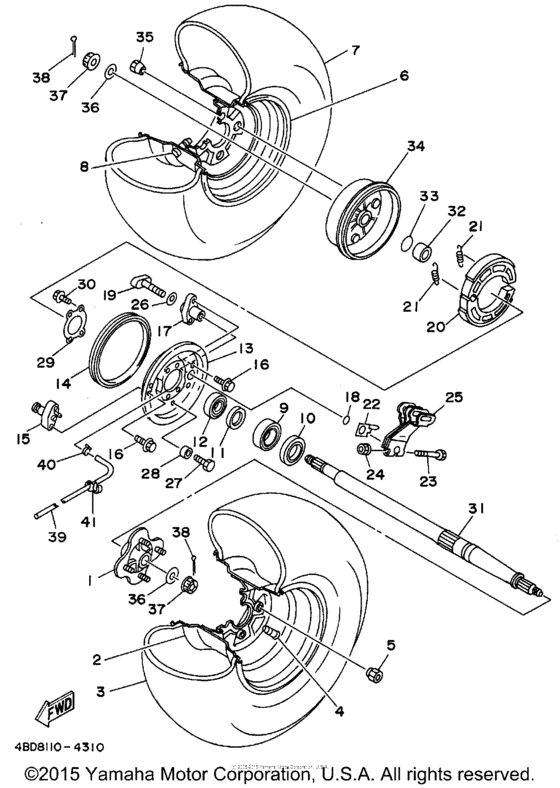 Rear wheel