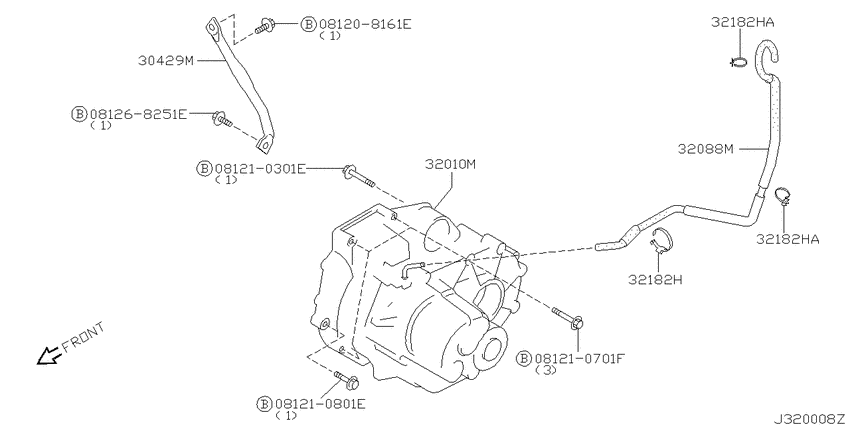 Manual transmission, transaxle & fitting