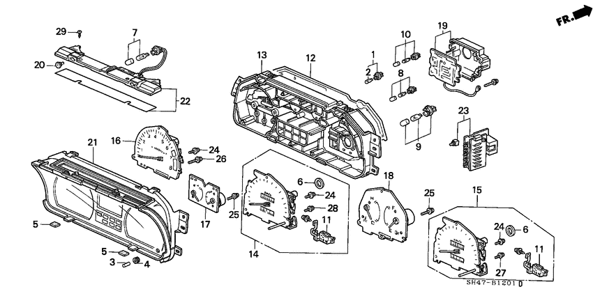 Speedometer component