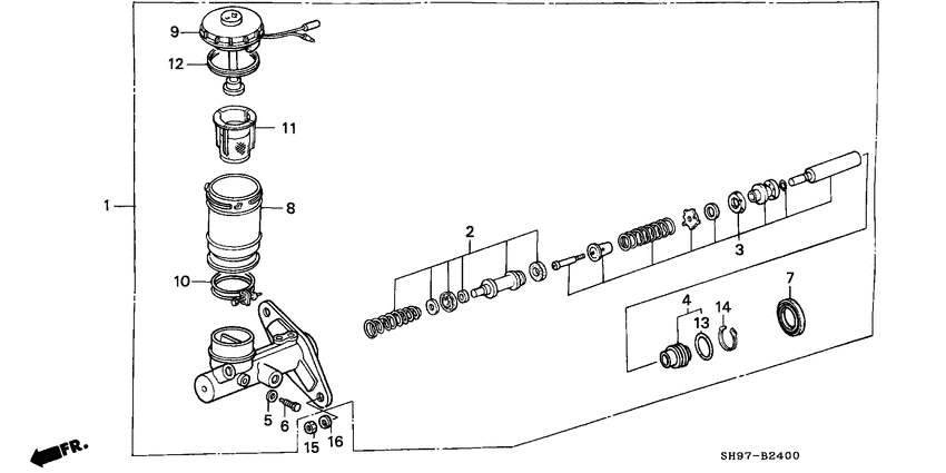 Brake master cylinder