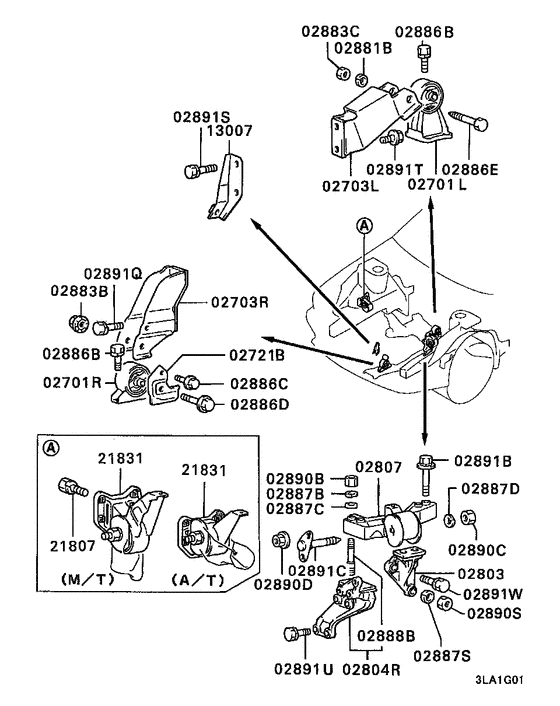 Engine mounting & support
