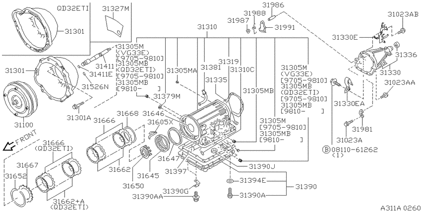 Torque converter,housing & case