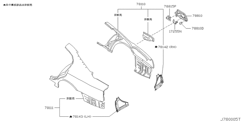 Rear fender & fitting