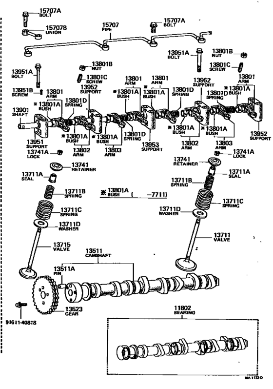 Camshaft & Valve