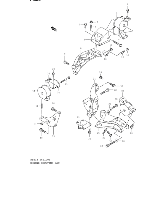 Engine mounting