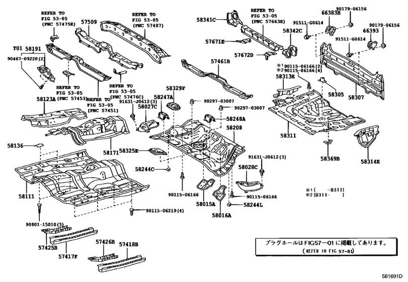 Floor Pan & Lower Back Panel