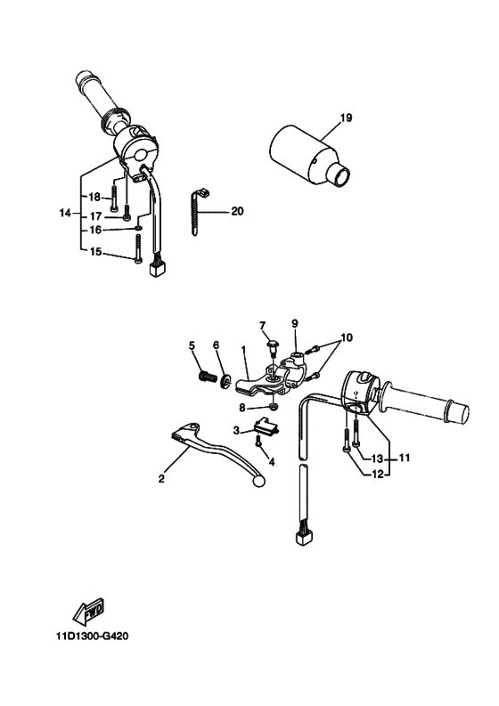 Handle switch & lever