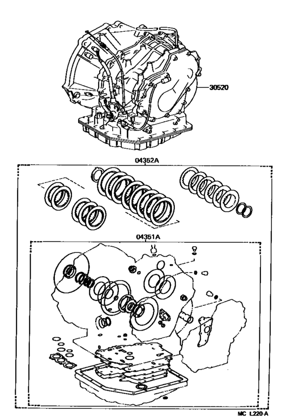 Transaxle Or Transmission Assy & Gasket Kit (Atm)