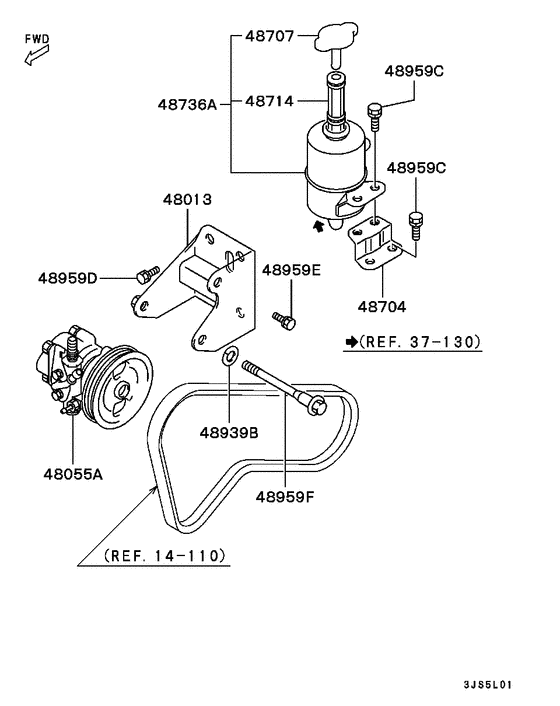Power steering oil pump