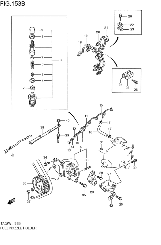 fuel nozzle holder