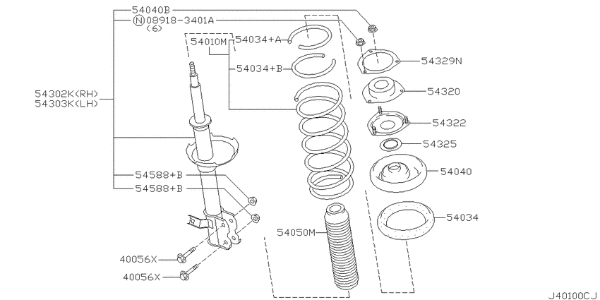Front suspension