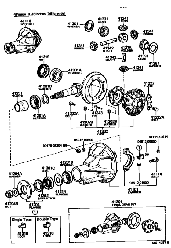 Rear Axle Housing & Differential