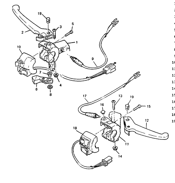 Handle switch & lever