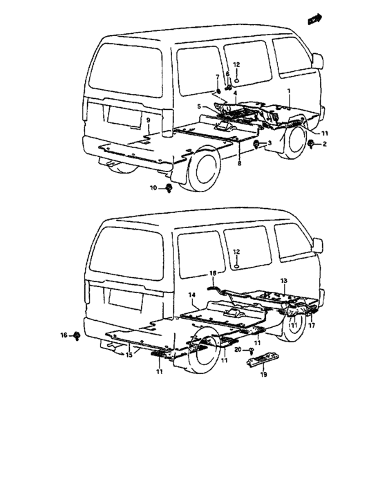 Floor mat and carpet