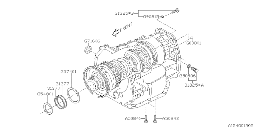 At, transmission case