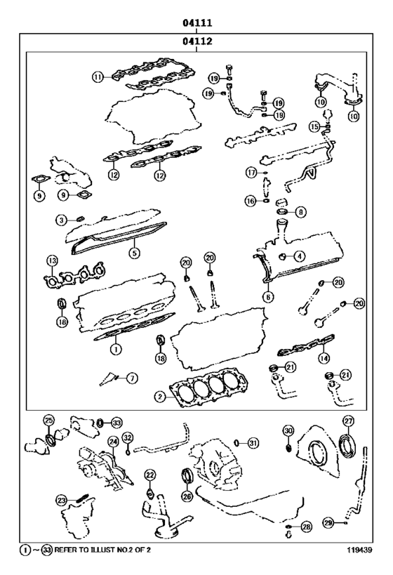 Engine Overhaul Gasket Kit