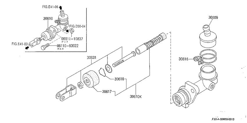 Clutch master cylinder