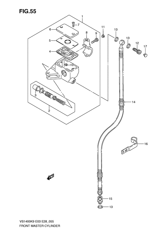 Front Master Cylinder