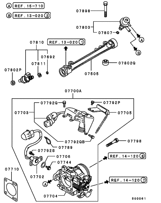 Injector & throttle body