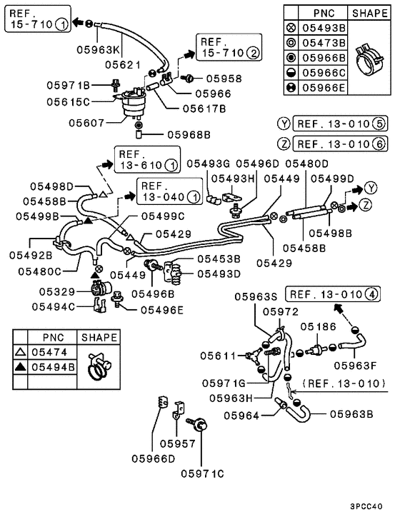 Fuel line & vapor gas control