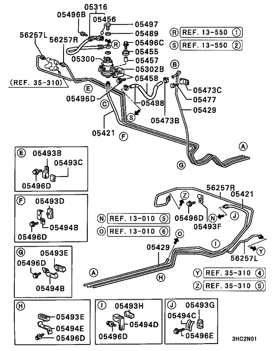 Fuel line & vapor gas control