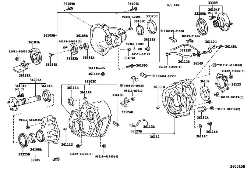 Transfer Case & Extension Housing