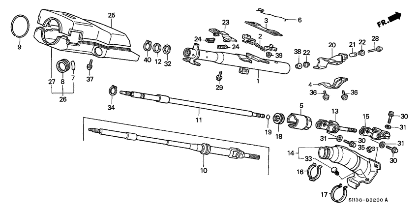 Steering column