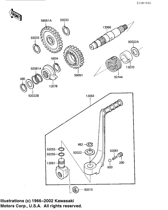 Kickstarter mechanism