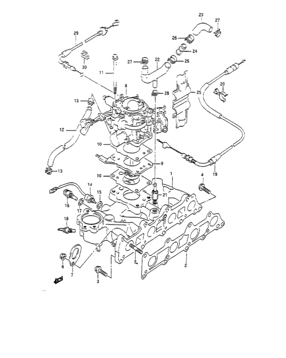 Intake manifold and throttle body 2nd design