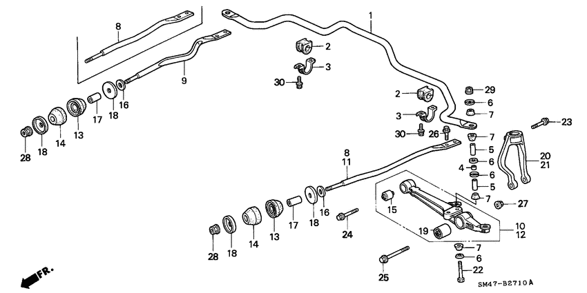 Front stabilizer/ front lower arm