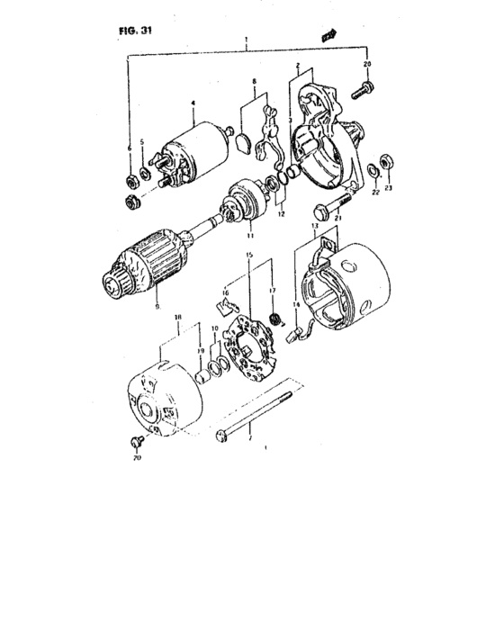 Demarreur mitsubishi