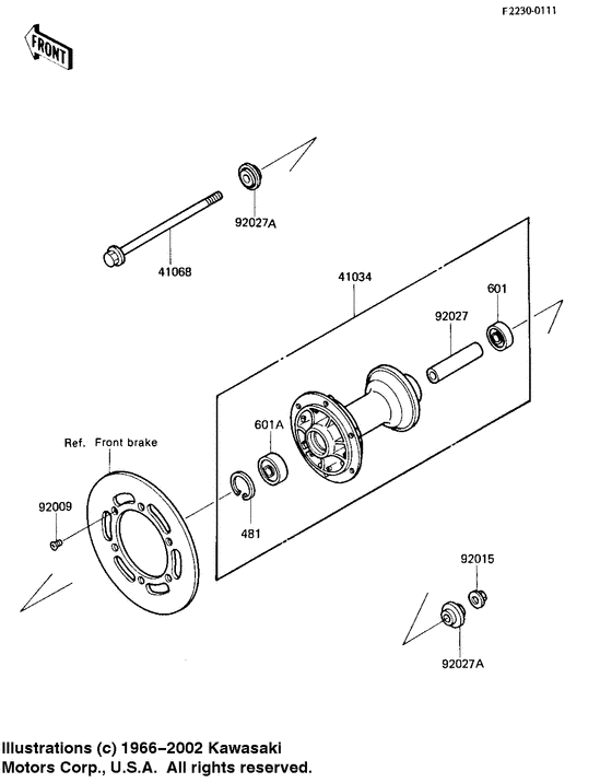 Front hub