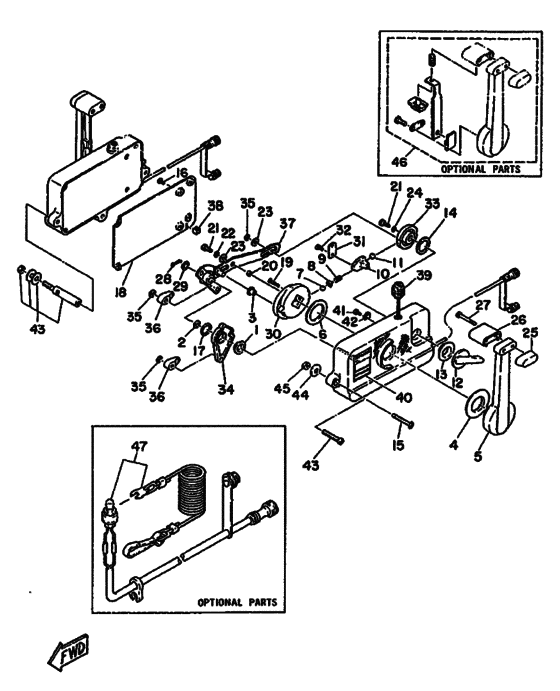 Remote control assy