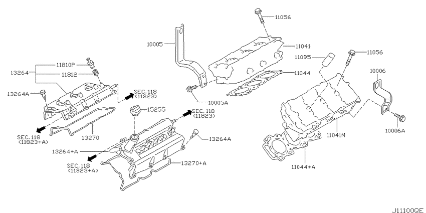 Cylinder head & rocker cover