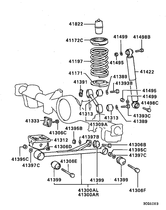 Rear susp