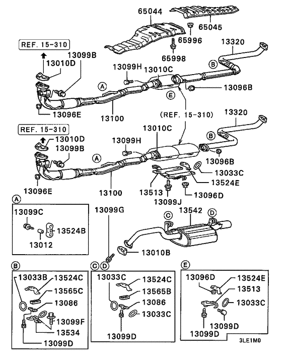 Exhaust pipe & muffler