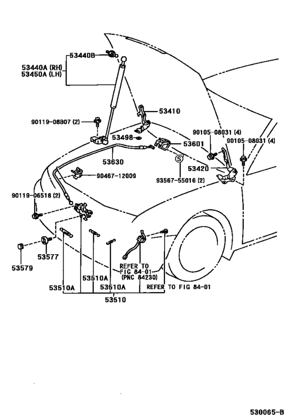 Hood Lock & Hinge