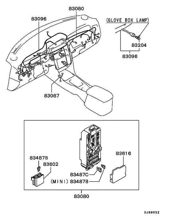 Wiring & attaching parts
