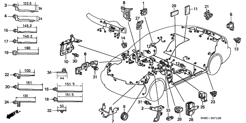 Harness band/bracket