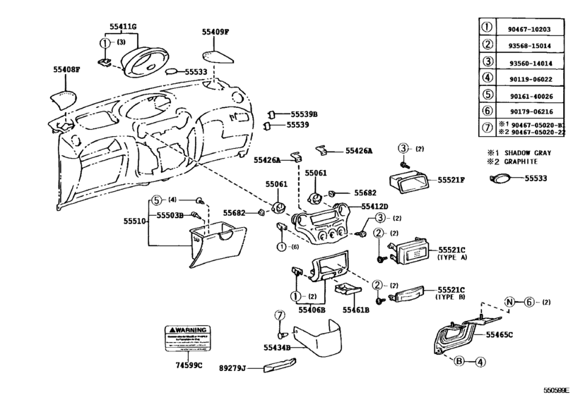 Instrument Panel & Glove Compartment