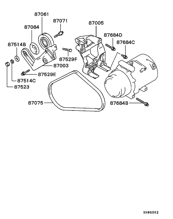 A/c condenser, piping