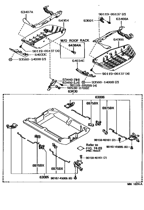 Roof Headlining & Silencer Pad