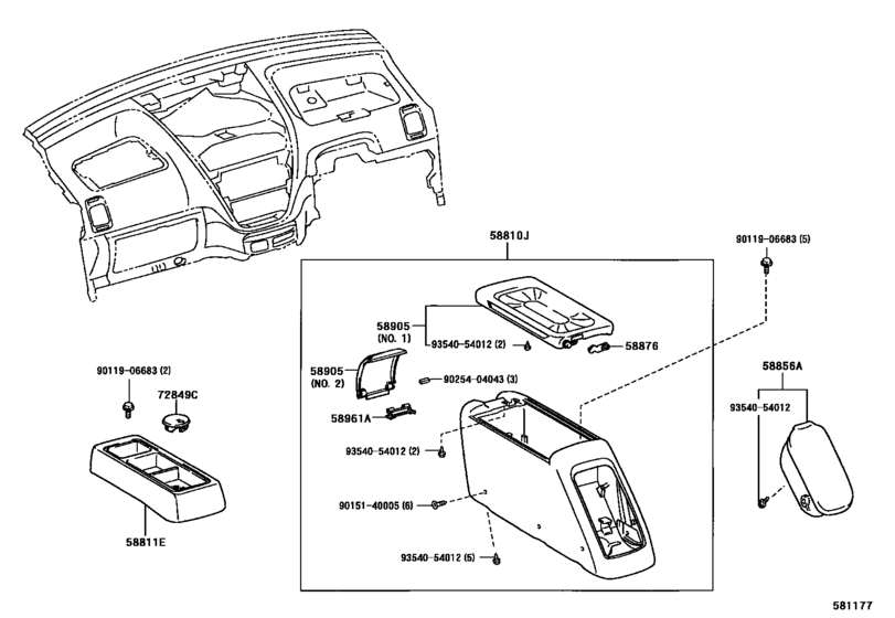 Console Box & Bracket