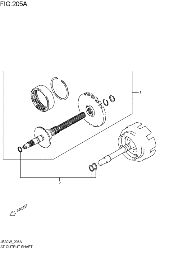 at - output shaft
