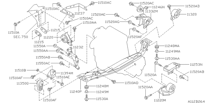 Engine & transmission   mounting