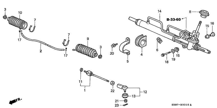 Power steering gear box