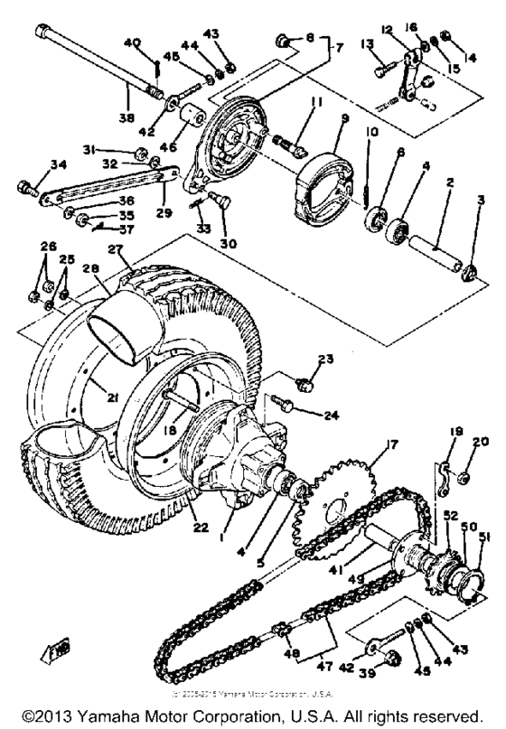 Rear wheel
